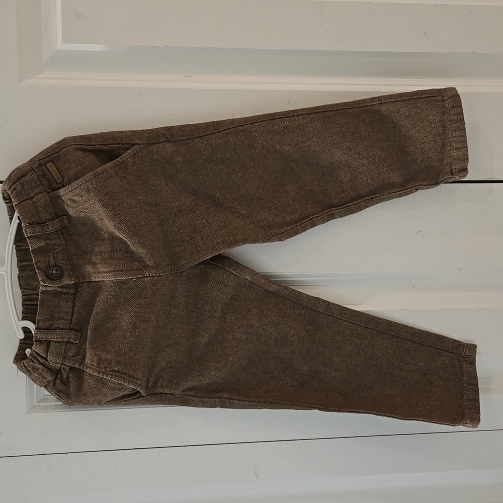Zara dark tan/light brown dress pants
